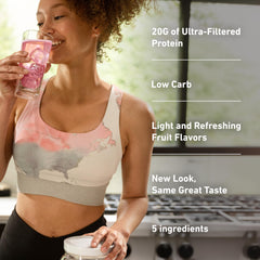 Isopure Clear Whey Isolate ingredients list emphasizes minimal five ingredients