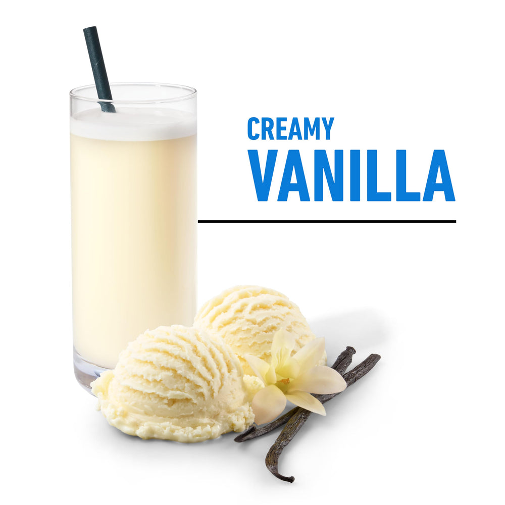 Isopure Vanilla Creamy flavor bag ready for quick shakes.