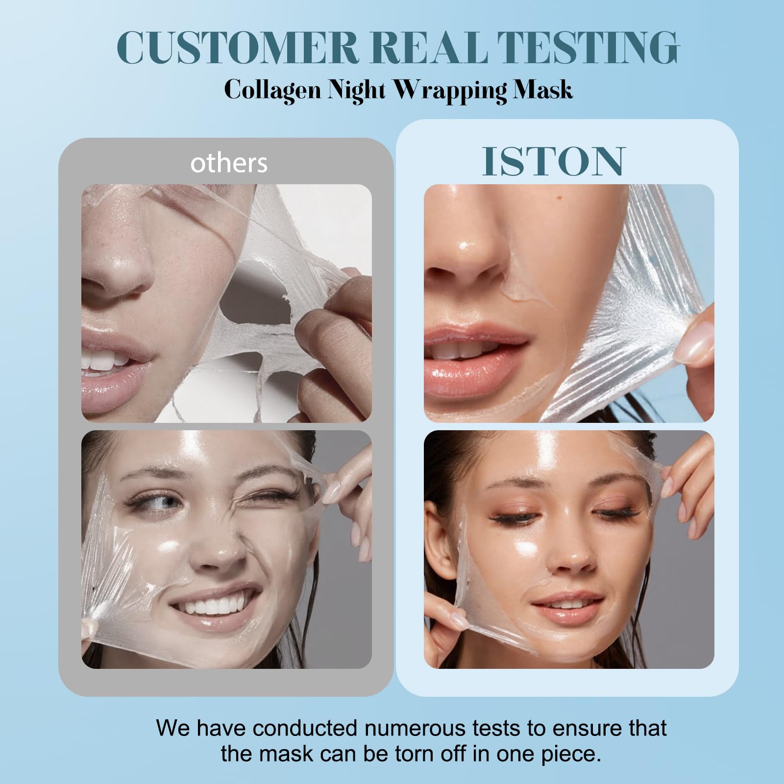ISTON Morning reveal refreshed, radiant skin after peeling.