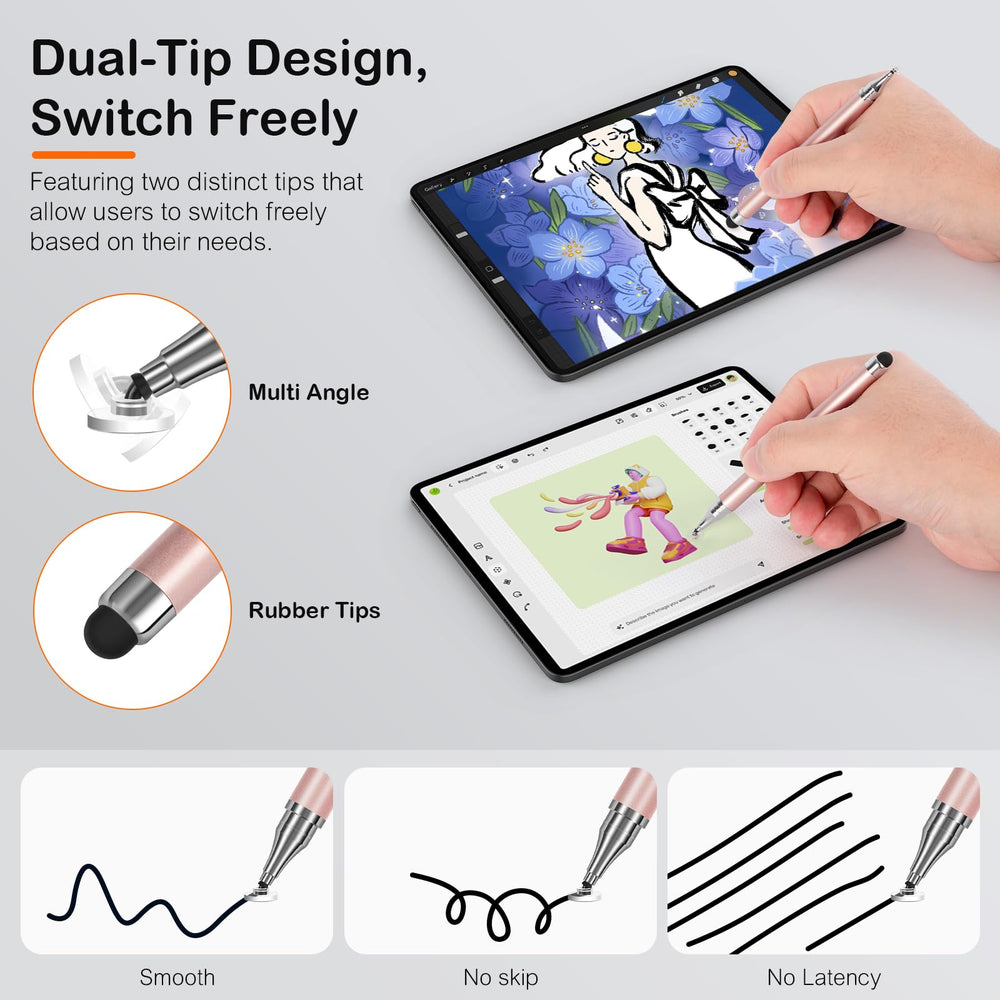 Isvo precision disc-tip stylus enabling smooth writing and drawing.