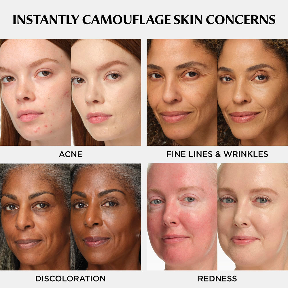 IT Cosmetics CC+ Cream peptide-enriched formula shown in ingredients closeup.