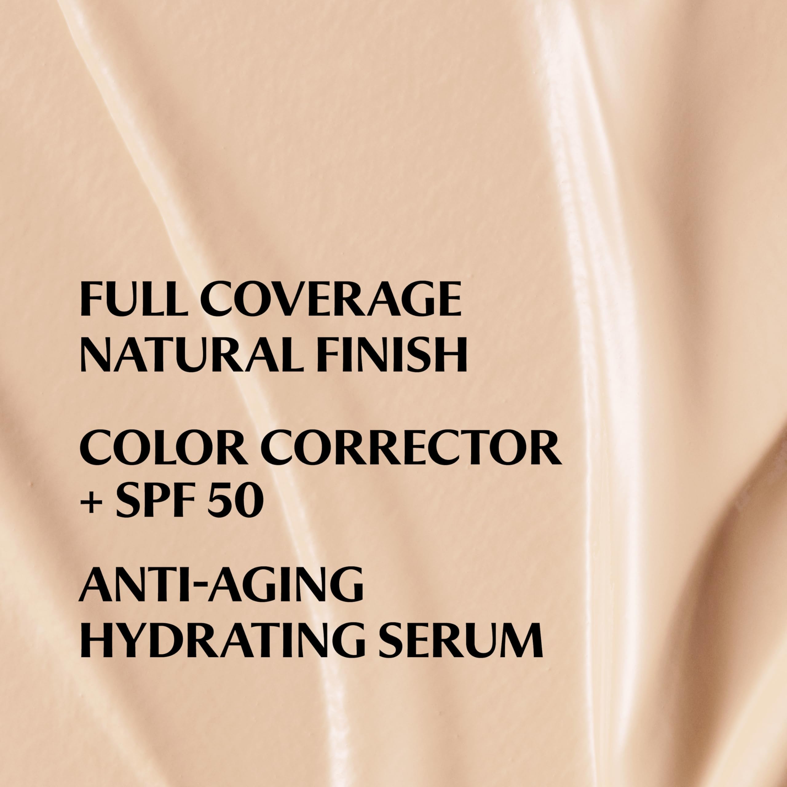 IT Cosmetics CC+ Cream swatch on skin shows natural color correction.