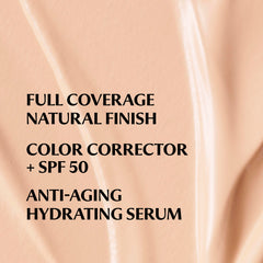 IT Cosmetics CC+ Cream swatch on skin shows natural color correction.