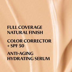 IT Cosmetics CC+ Cream with brush blending provides flawless finish and color correction
