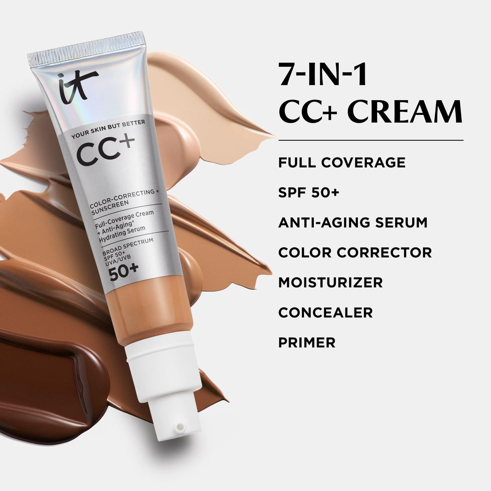 IT Cosmetics CC+ Cream Light Cool with peptides for smoother texture