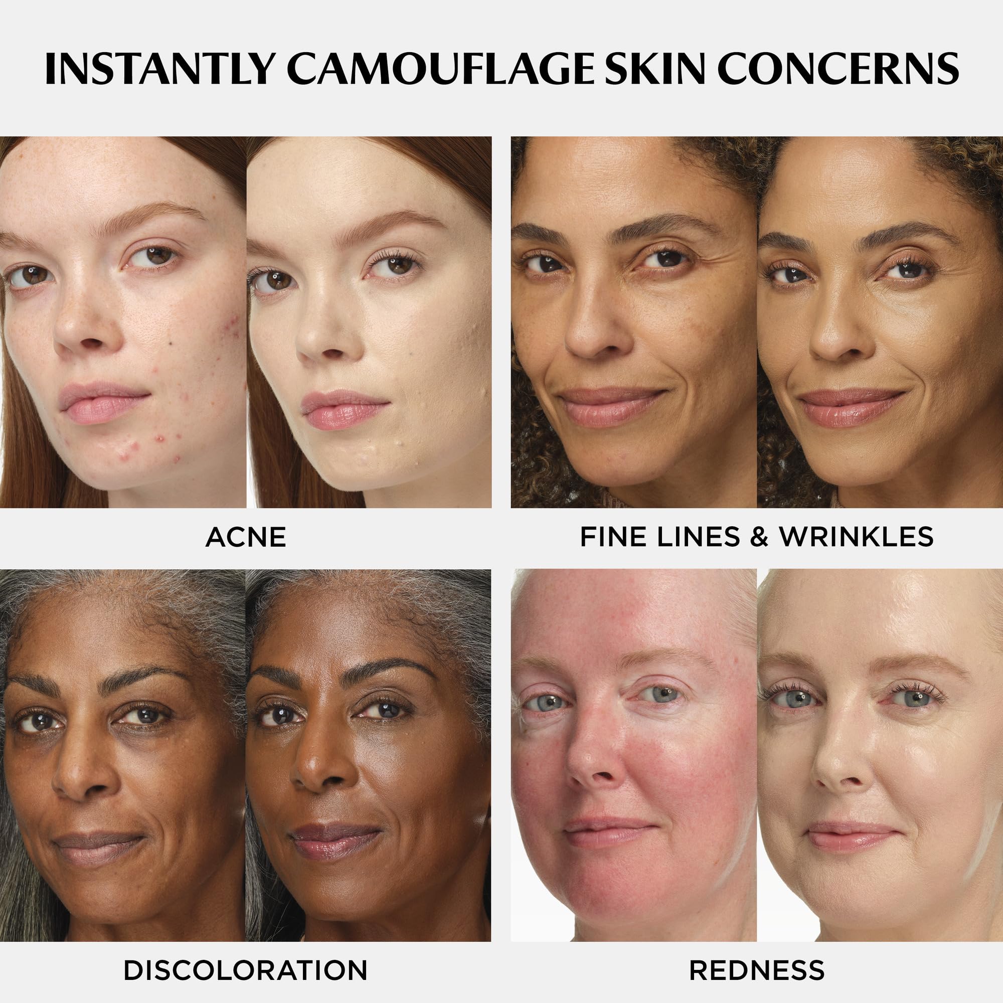 IT Cosmetics CC+ Cream Travel brush application demonstrates blending.