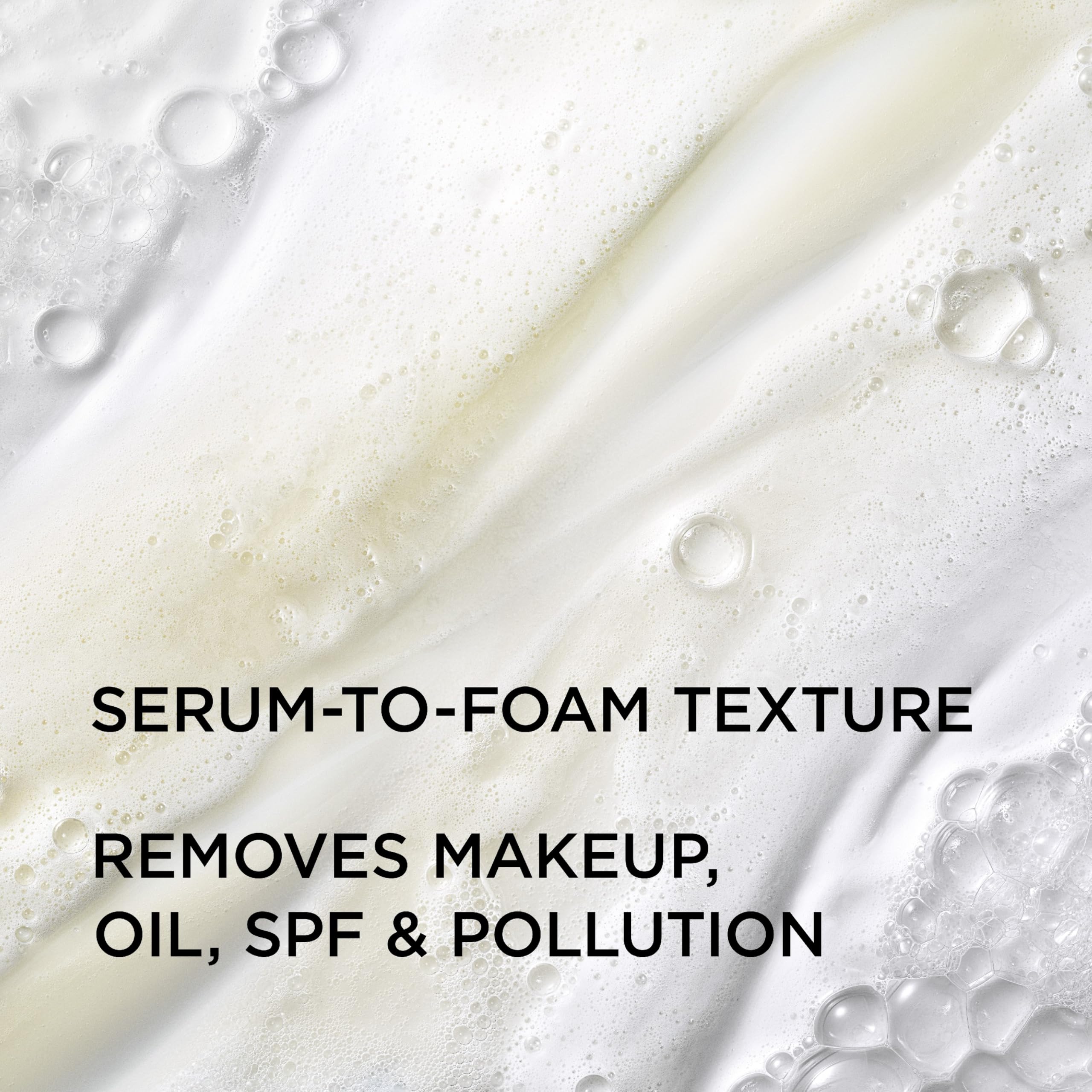 IT Cosmetics Confidence in a Cleanser Travel foam texture in action during cleansing