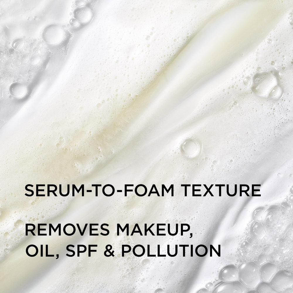 IT Cosmetics Confidence in a Cleanser Travel foam texture in action during cleansing