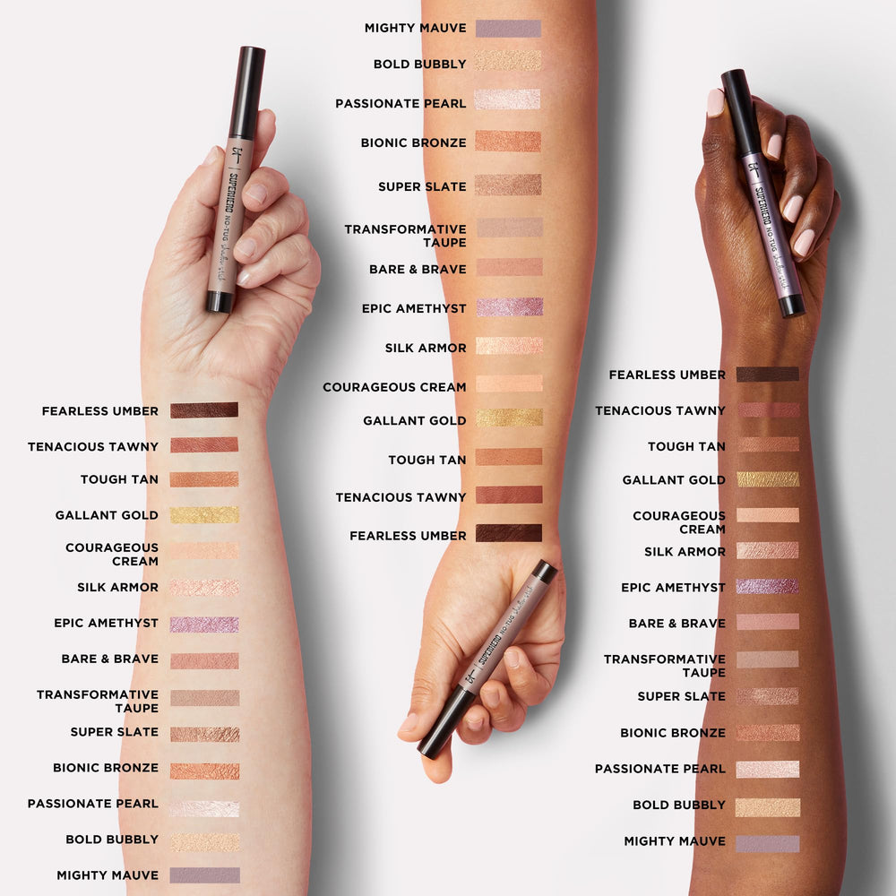 IT Cosmetics No-Tug Waterproof Shadow Stick glides smoothly for an even application