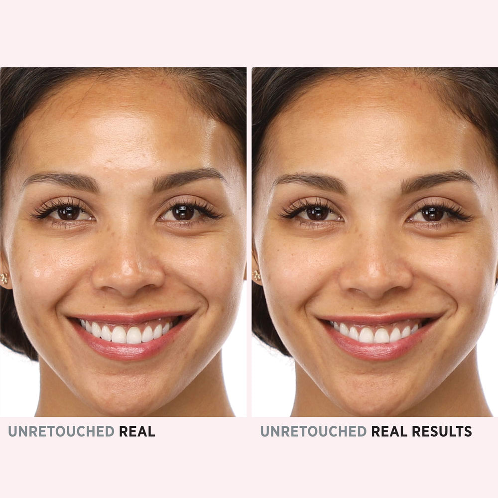IT Cosmetics Your Skin But Better Primer+ oil-free texture closeup shows a light, clean base.