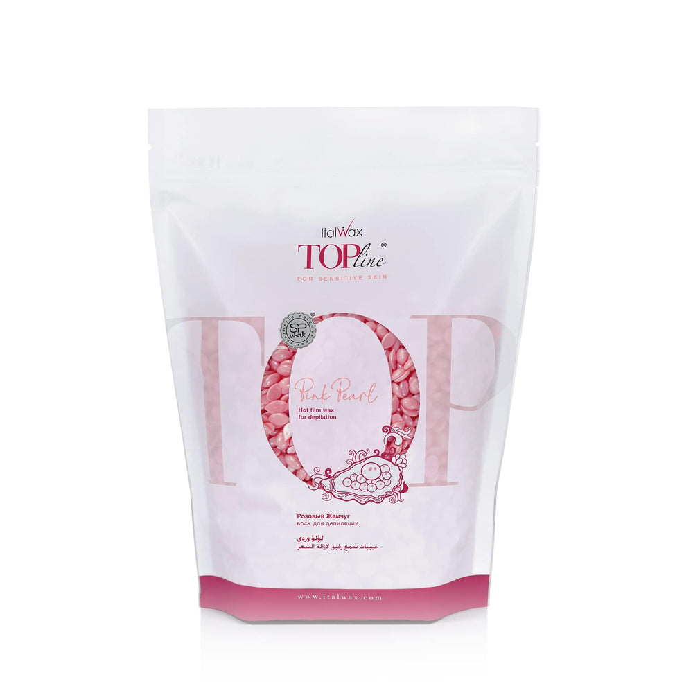 Italwax Pink Pearl beads for facial precision and strong first-pull grip.