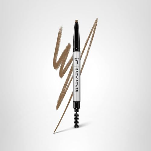 IT Cosmetics Brow Power Eyebrow Pencil Universal Blonde gray-to-blonde coverage explained