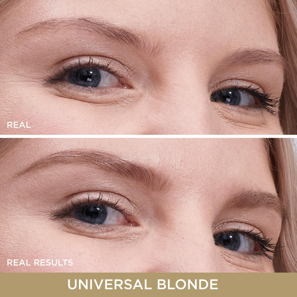 IT Cosmetics Brow Power Eyebrow Pencil Universal Blonde built-in spoolie in use