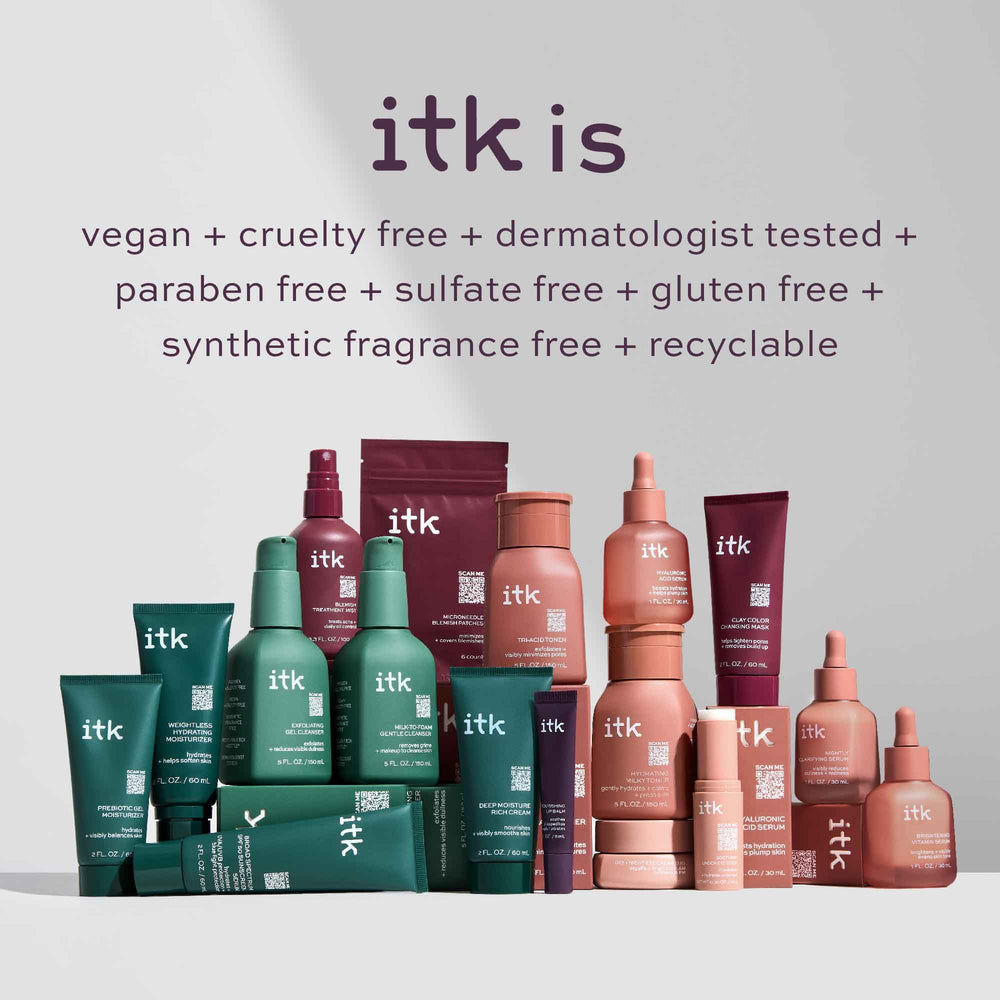 ITK Skincare Caffeine boost helps awaken tired-looking under-eye skin