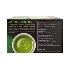Ito En matcha flavor variety including mint, peach, hibiscus for any mood