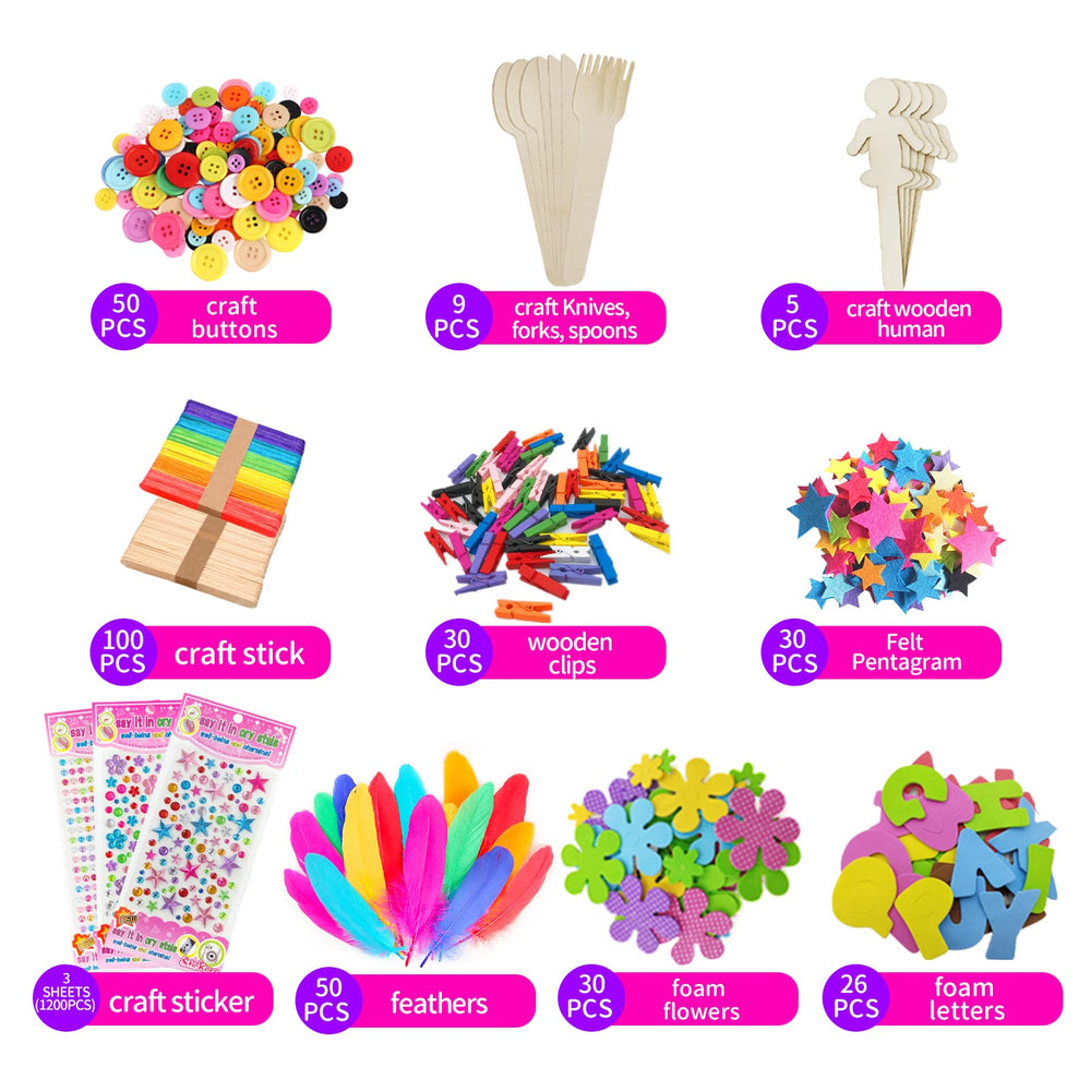 Itopstar 3000 pipe cleaners and beads ready for DIY crafts.