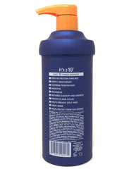 Its A 10 Miracle Deep Conditioner Plus Keratin texture close-up shows smooth strands.