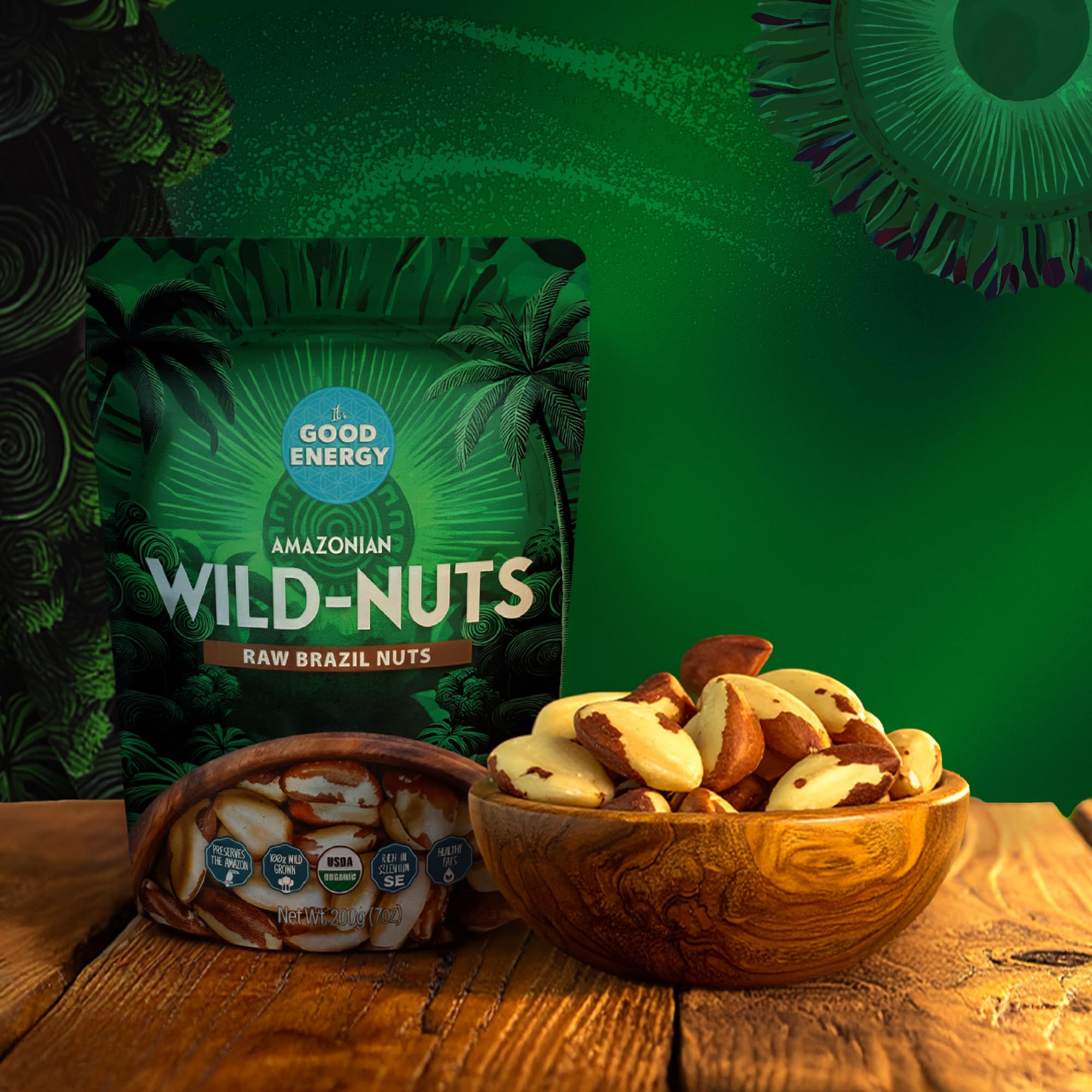It's Good Energy sustainable harvest photo highlights eco-friendly sourcing.