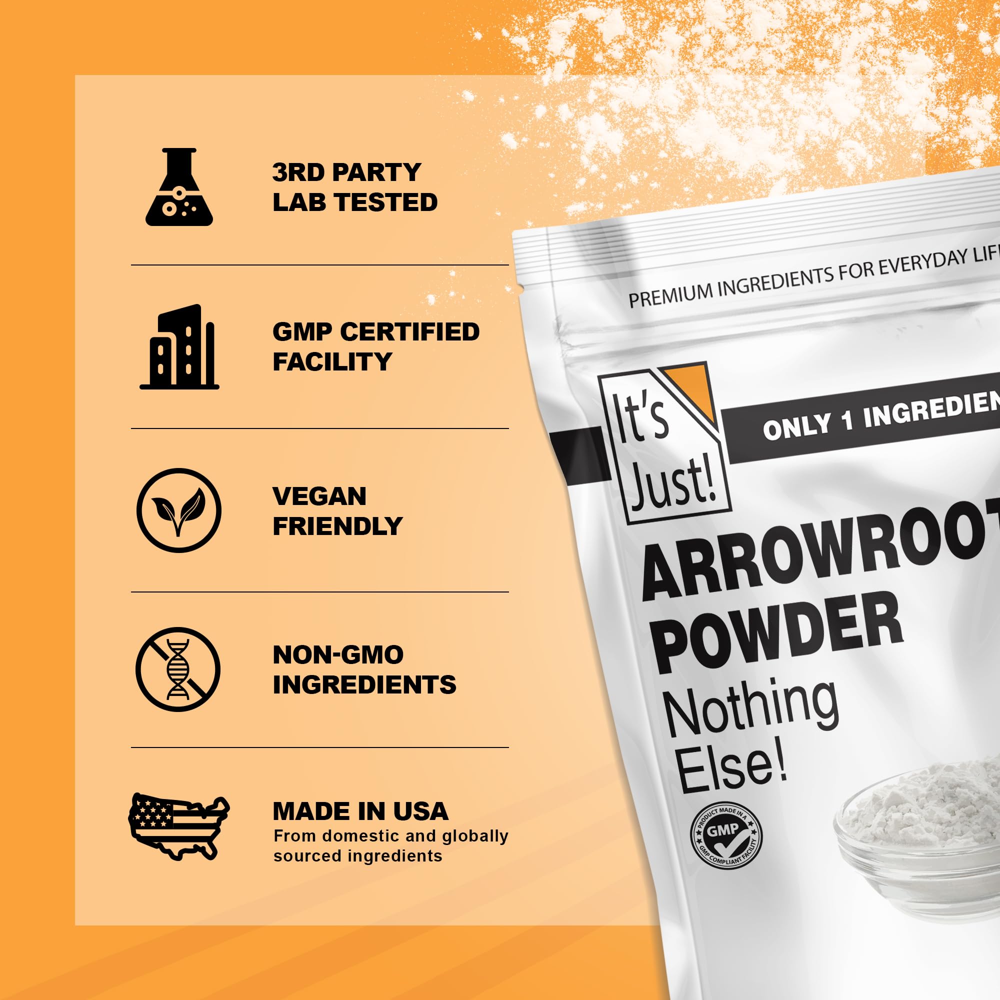 It's Just Arrowroot Powder colorless and flavorless option for clear jellies.
