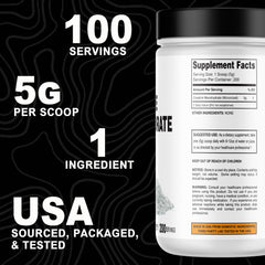 It's Just! Unflavored creatine blends easily into shakes and water.