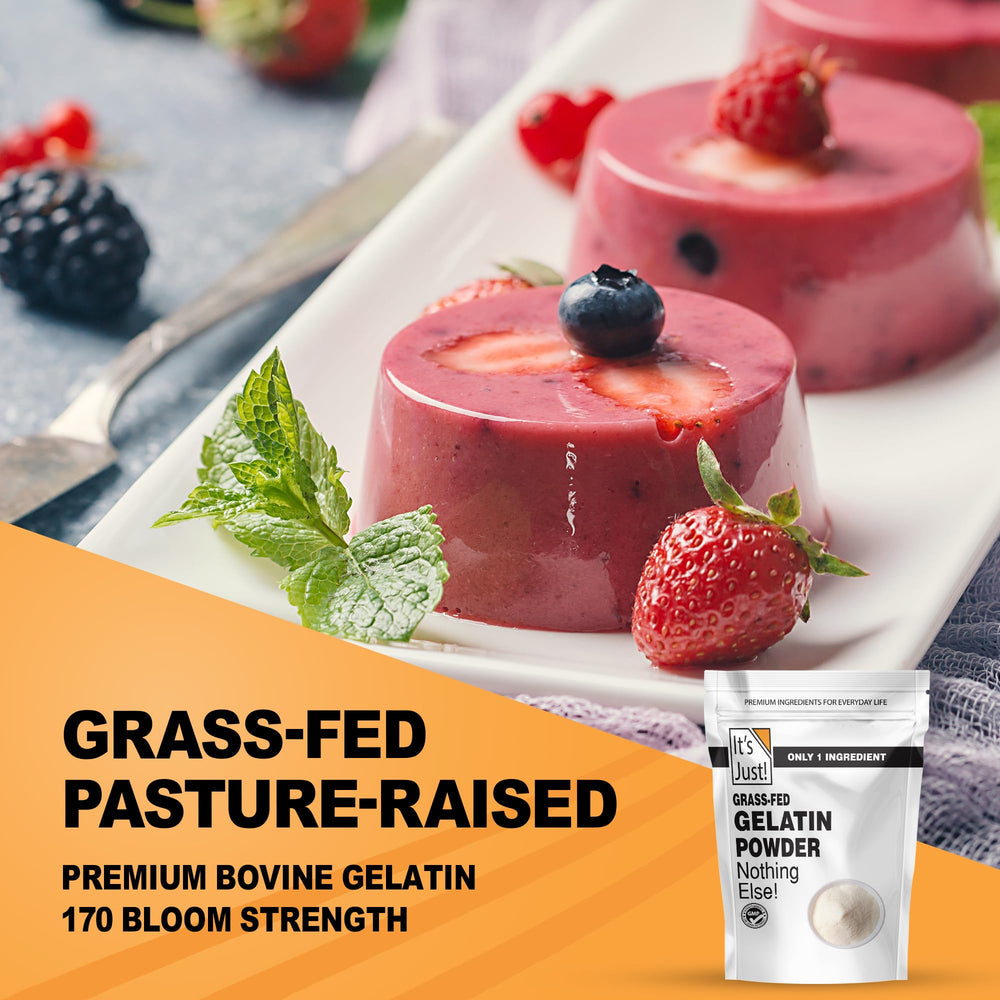 Its Just gelatin powder blooming in cold liquid for smooth dissolution.