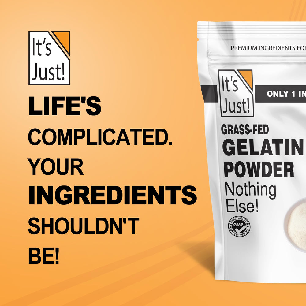 Its Just gelatin powder is suitable for keto-friendly recipes and snacks.