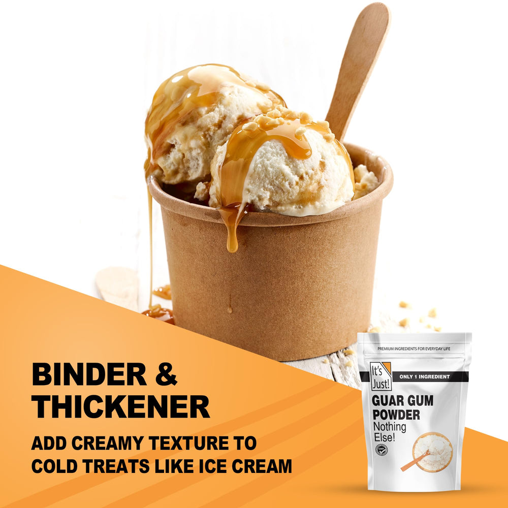 It's Just! Guar Gum dressing thickener, helps create silky dressings.
