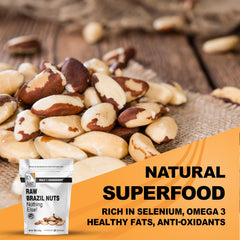 It's Just! Raw Brazil Nuts trail mix idea for outdoor snacking