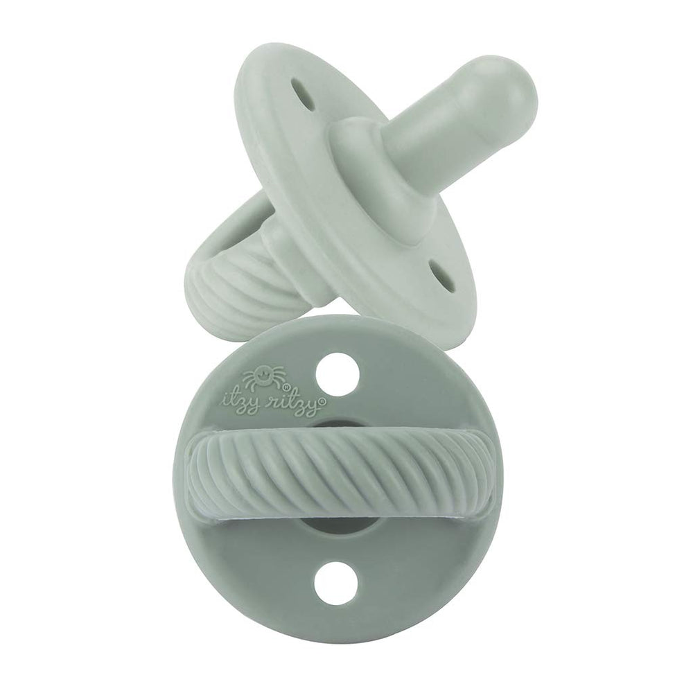 Agave and succulent pacifiers from Itzy Ritzy coordinated colors set