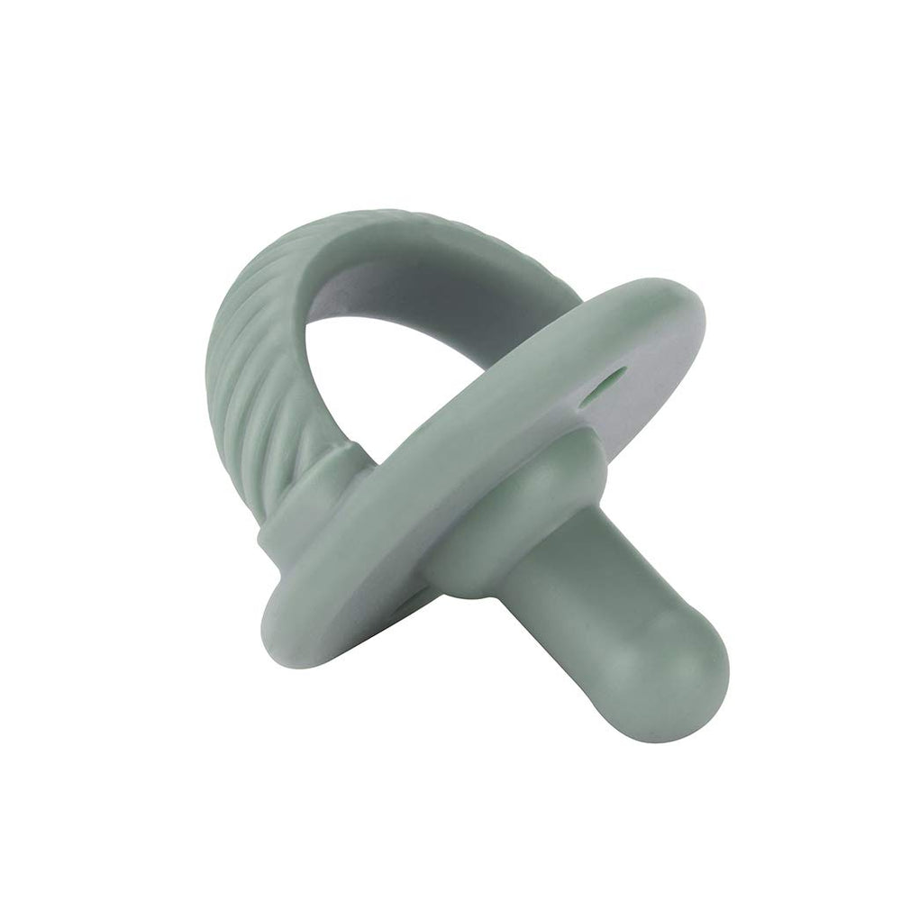 Close-up of Itzy Ritzy silicone nipple showing texture and quality