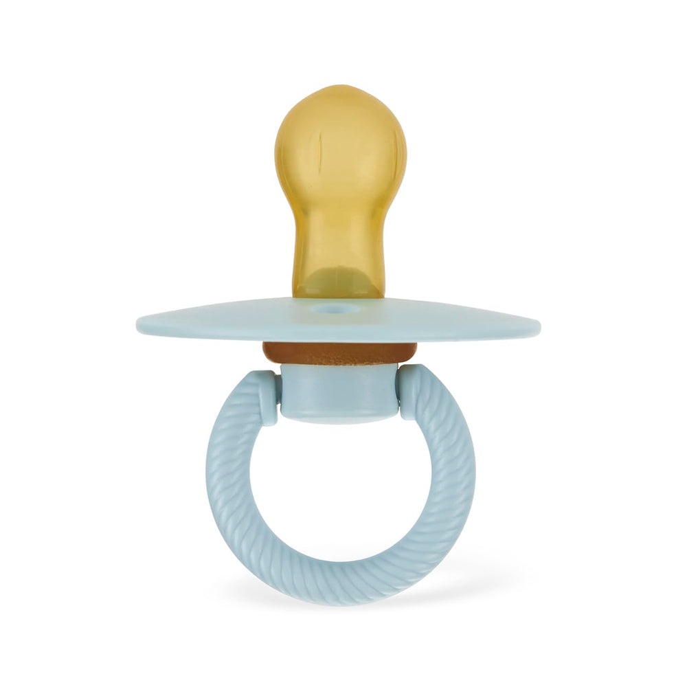 Itzy Ritzy two-pack pacifiers Harbor and Coast ready for on-the-go soothing.