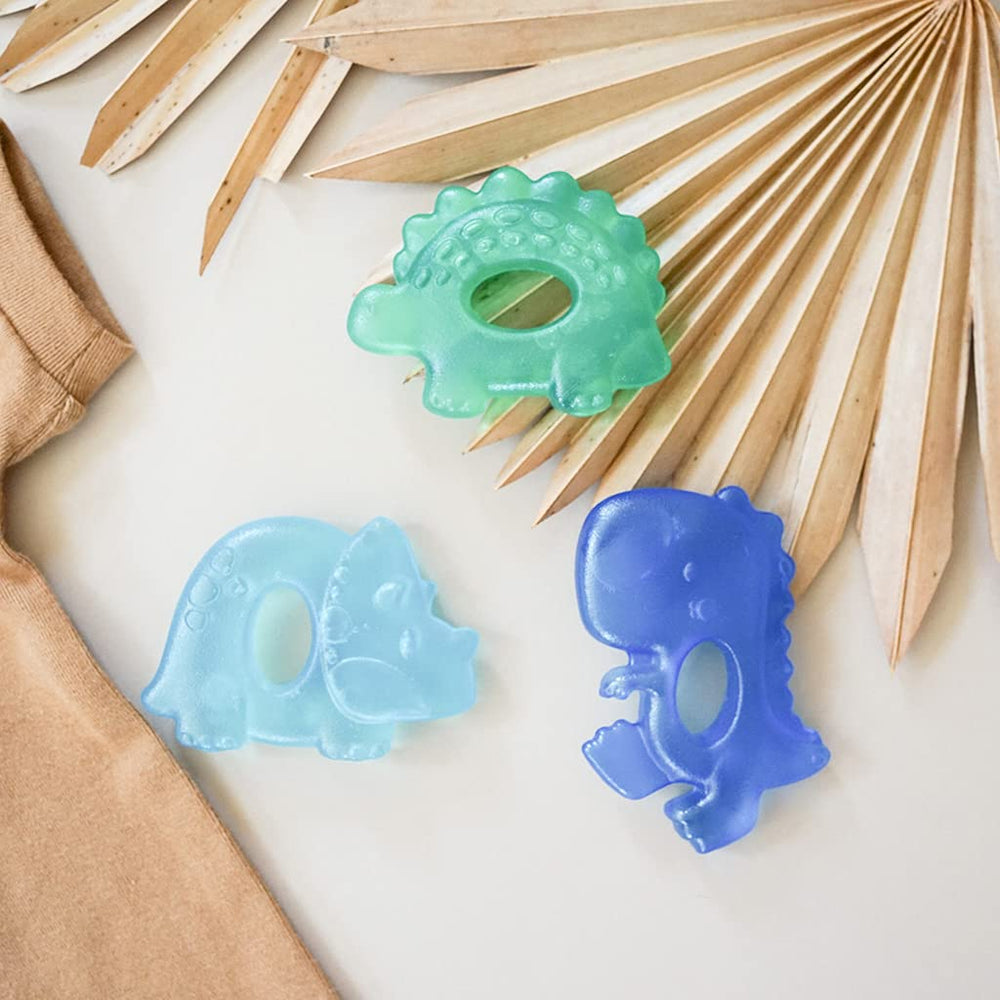 Itzy Ritzy water-filled teether duo supports calm play while soothing gums.