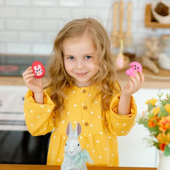 IUULOB Easter Mochi Squishy rabbit toy for portable fun