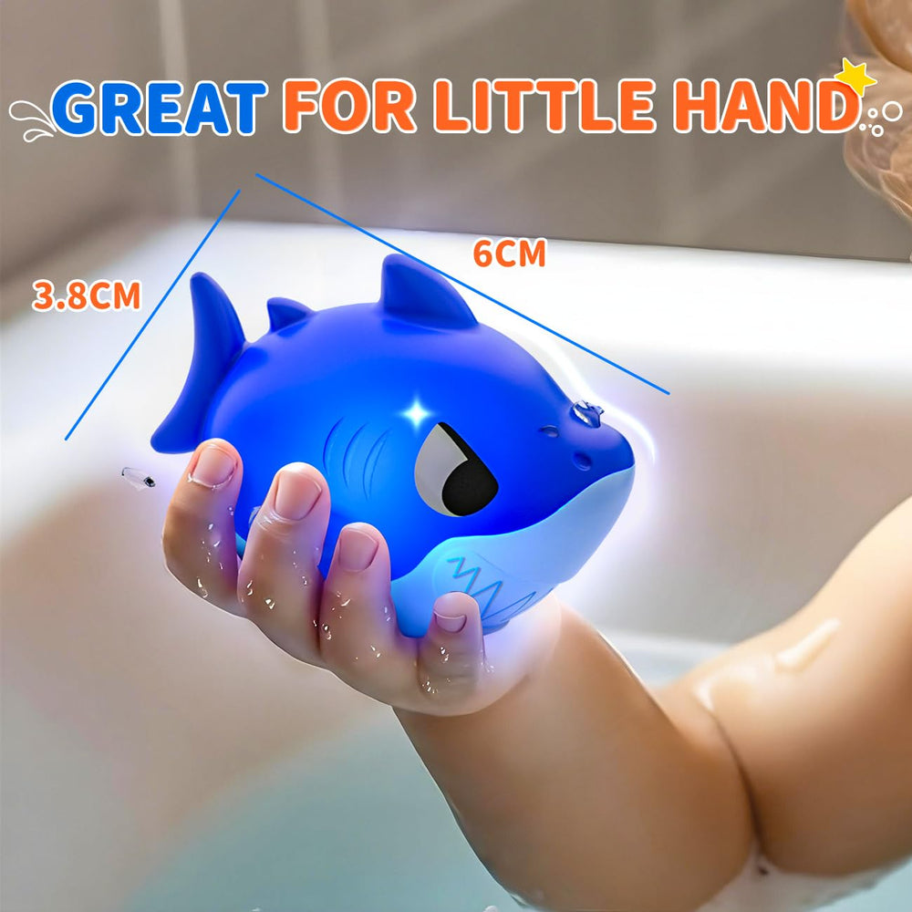 iValea six-pack bath toys in vibrant packaging for easy storage