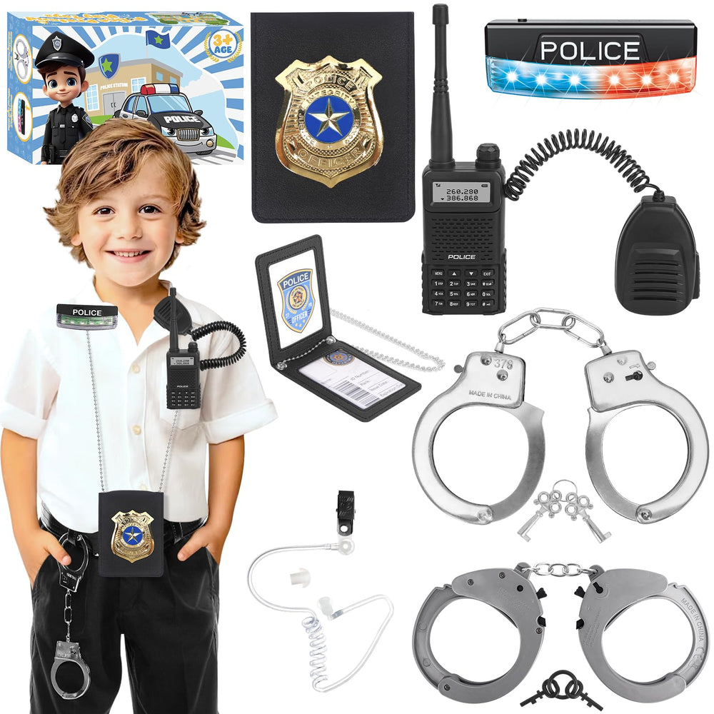 IVENRXIU Police Toys walkie talkie supports imaginative play and teamwork.
