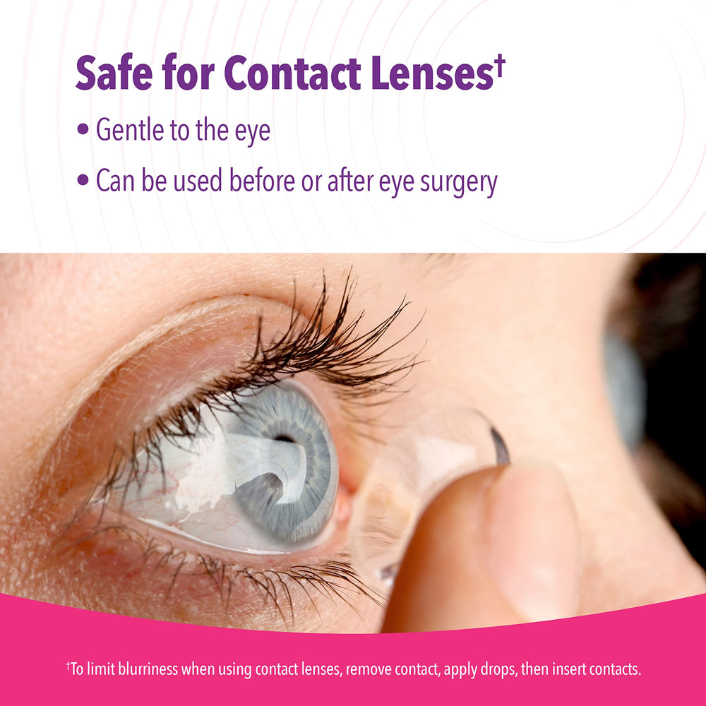 iVIZIA uses around contact lenses pre/post-surgery with care.