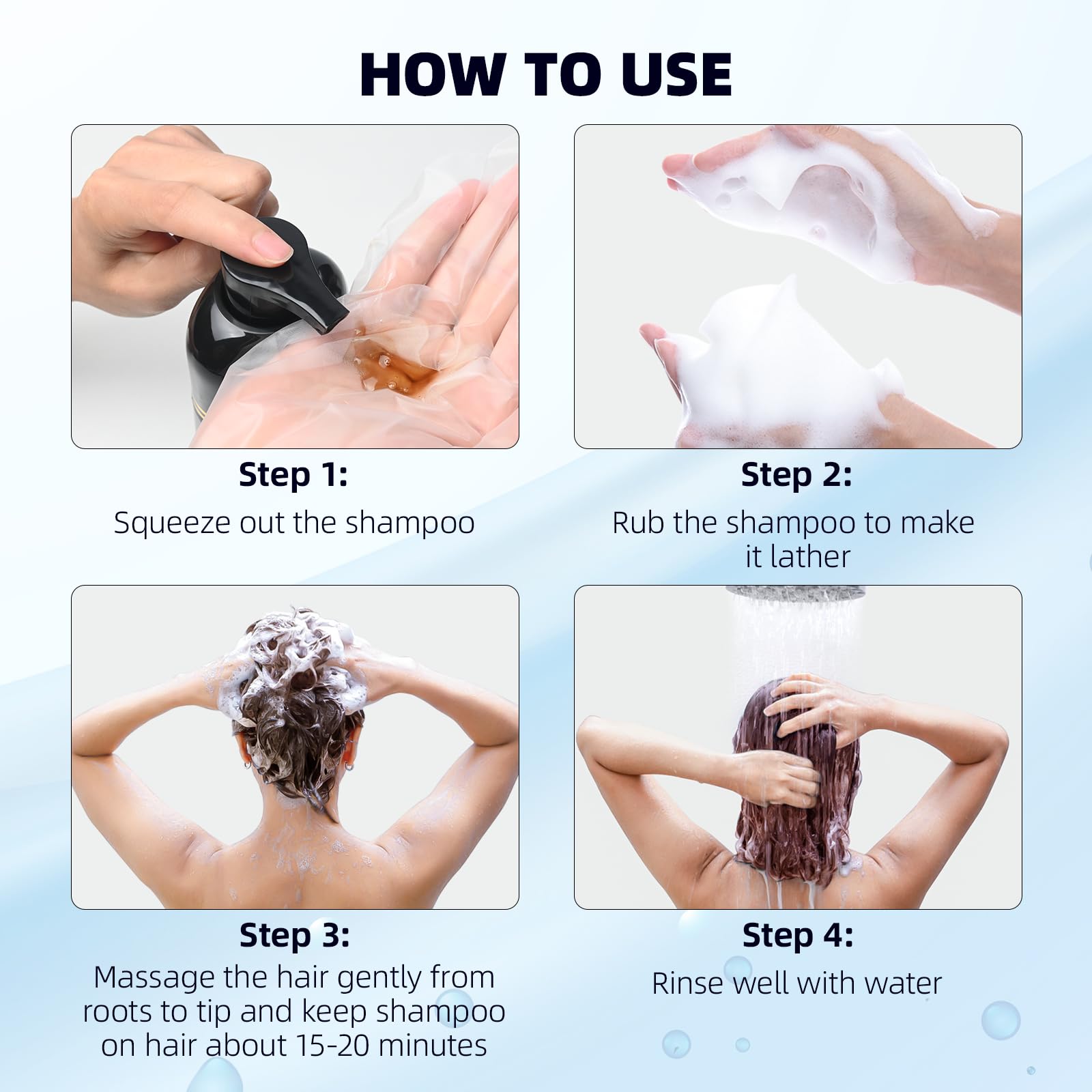 Ivnil herbal formula shampoo with natural ingredients for color and care