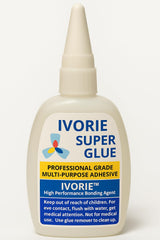 IVORIE adhesive flows into fine gaps for quick, secure bonds.
