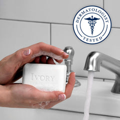 Family use scenario with Ivory Sensitive Bar Soap for daily cleansing