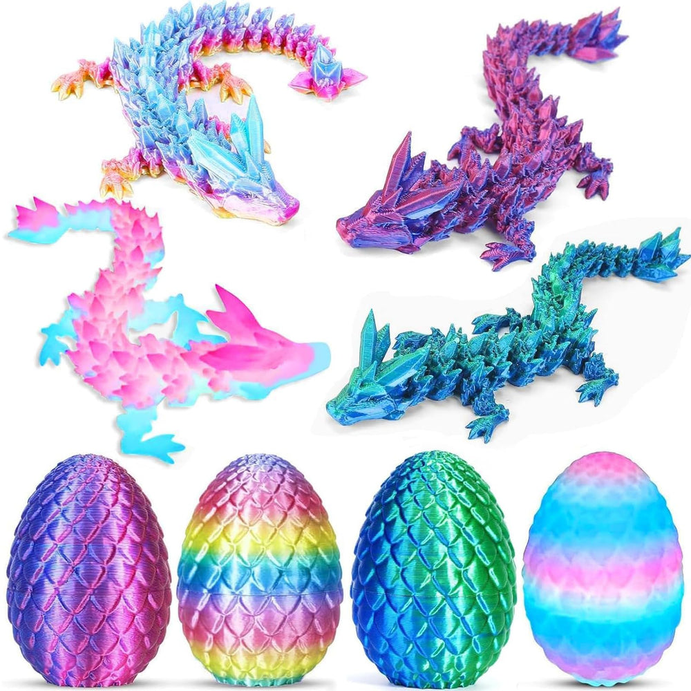 Ivrmtal Dragon Eggs open to reveal a playful dragon, perfect for Easter baskets.