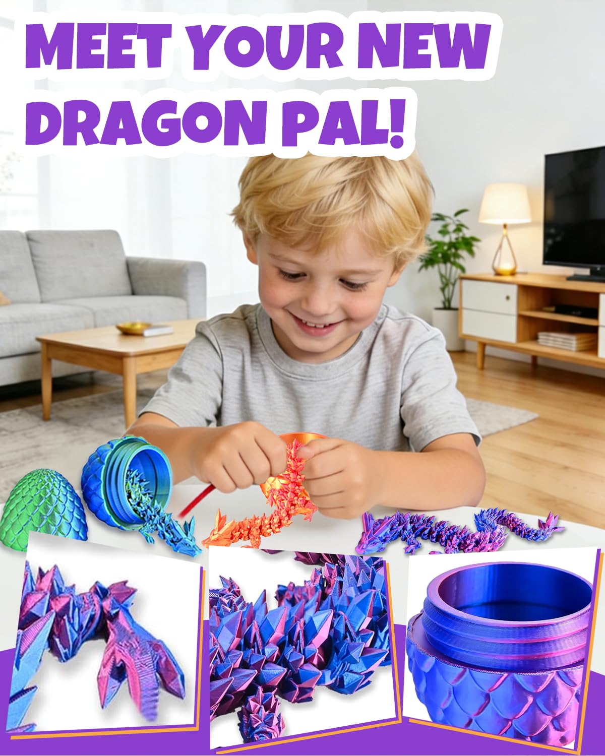 Ivrmtal uses non-toxic PLA material for safer, lighter kid play sessions.