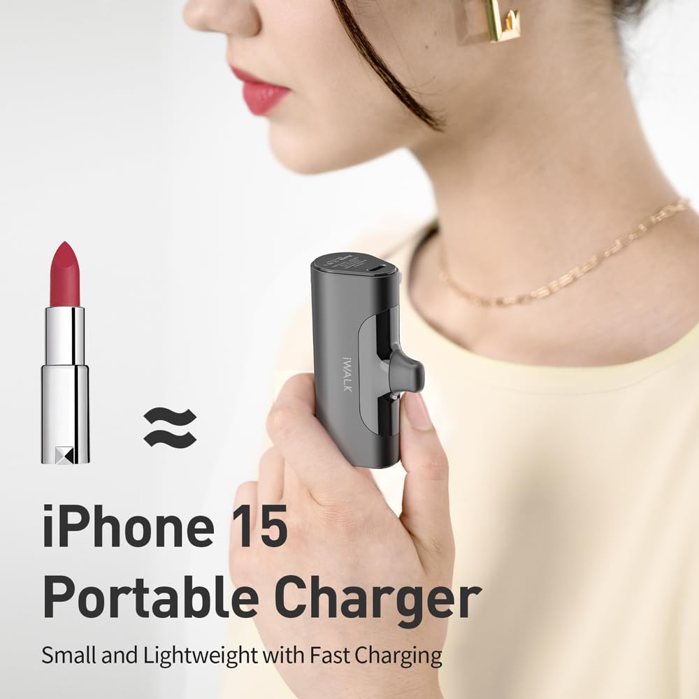 iWALK 4500mAh capacity provides extra charges on demand.