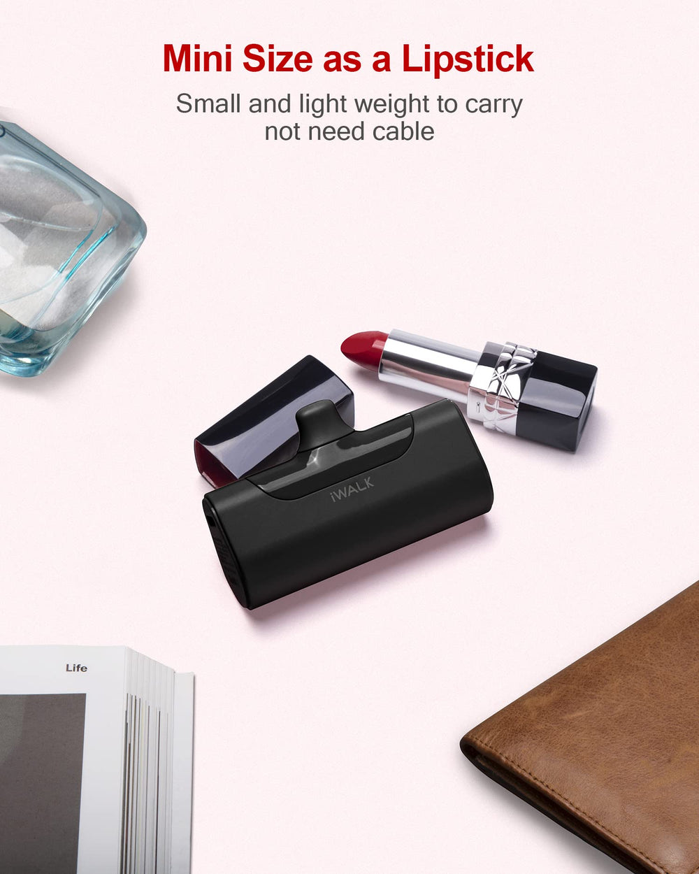 iWALK connector cover is easy to remove for quick access