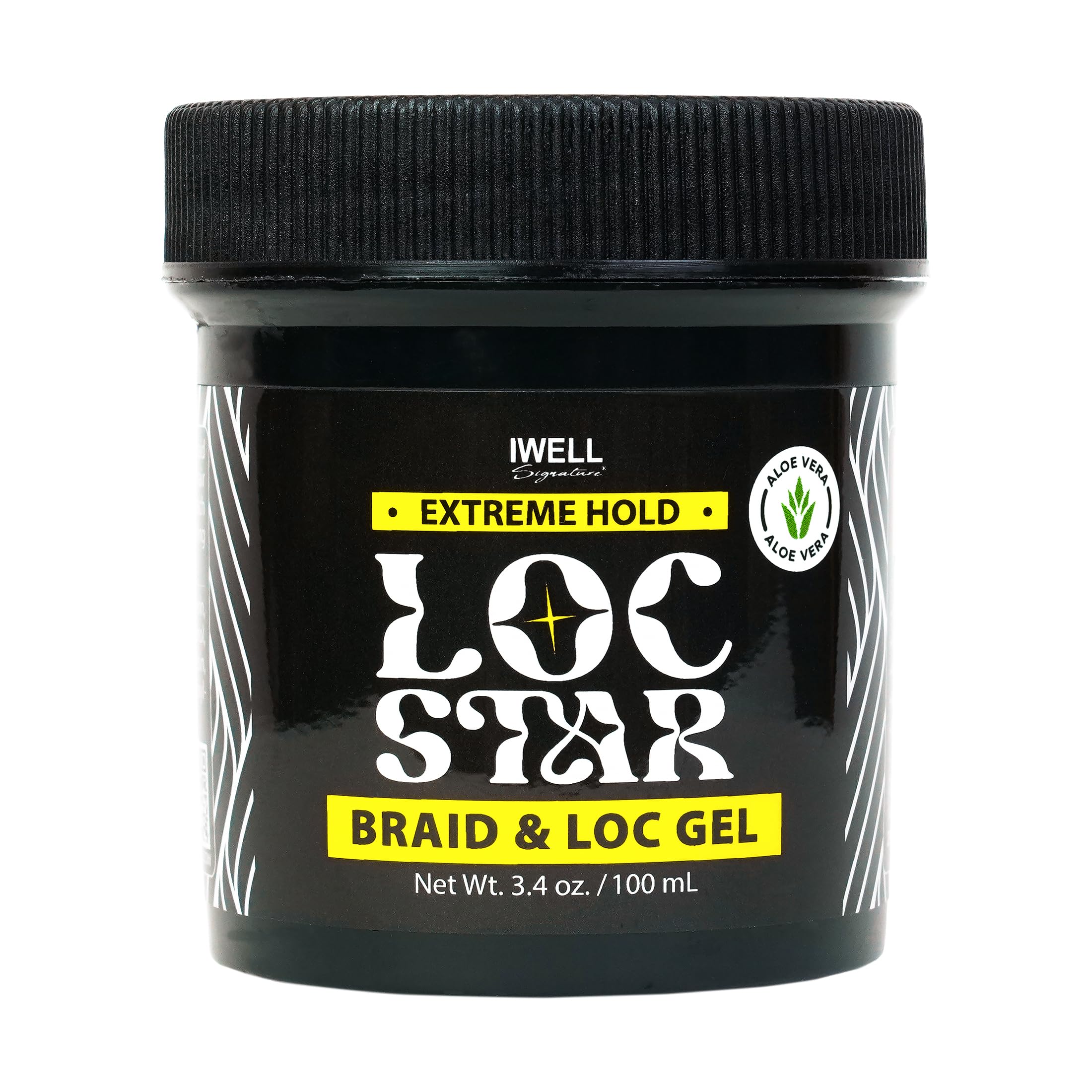 IWELL Signature Loc Star Gel bottle offers strong hold for braids and edges