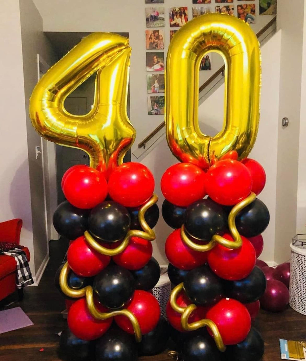 IWERP 40-inch-50-number-balloon serves as a memorable party prop.