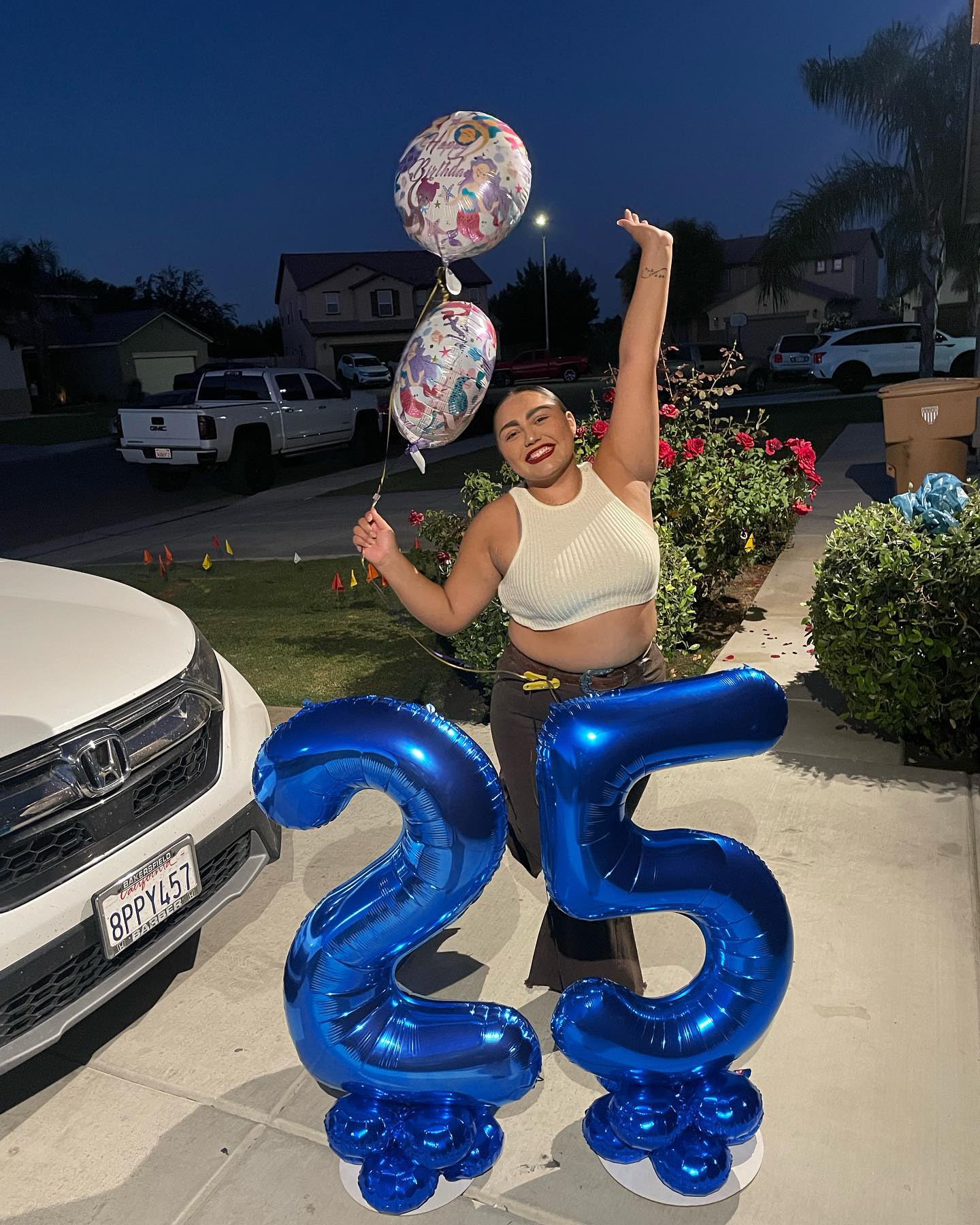 IWERP blue number balloon doubles as a memorable photo prop.