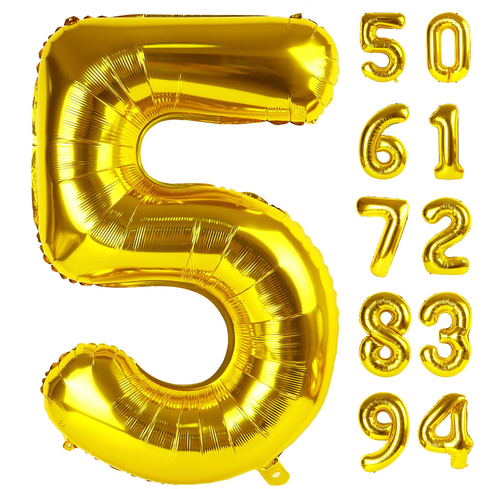 IWERP gold 5 balloon 40 inch used as a photo backdrop