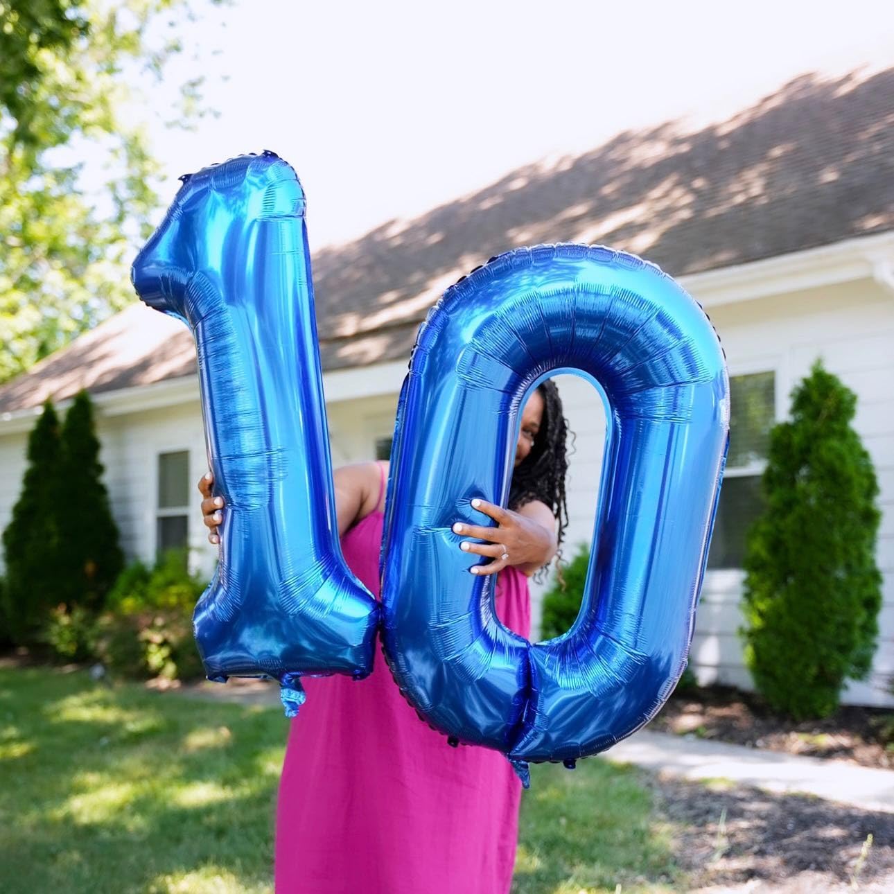 IWERP 40-inch number balloon decor-ready for walls and tables.