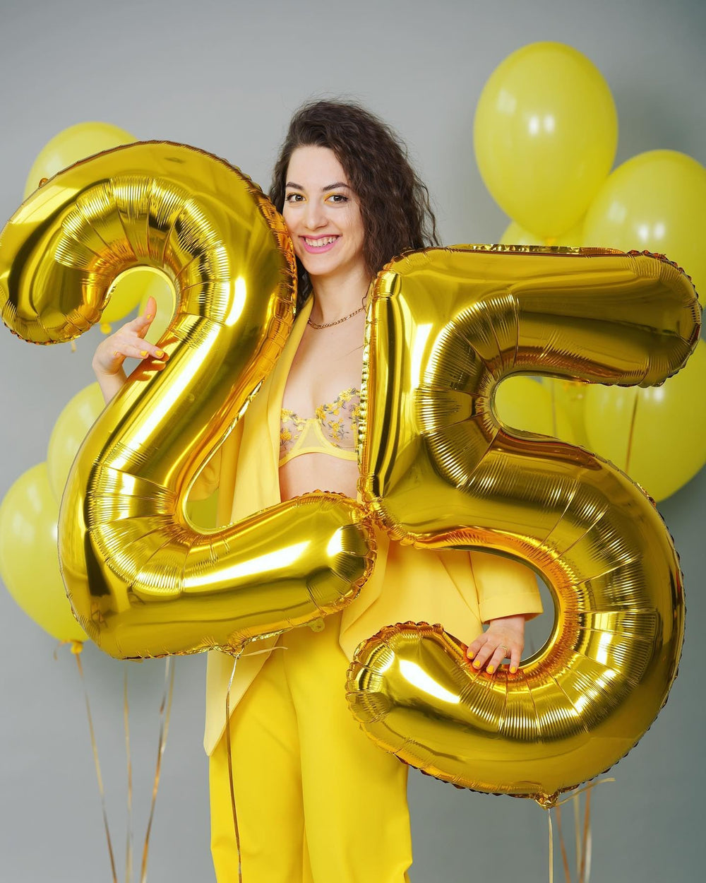 IWERP number 5 foil balloon 40 inch ideal for floating celebrations