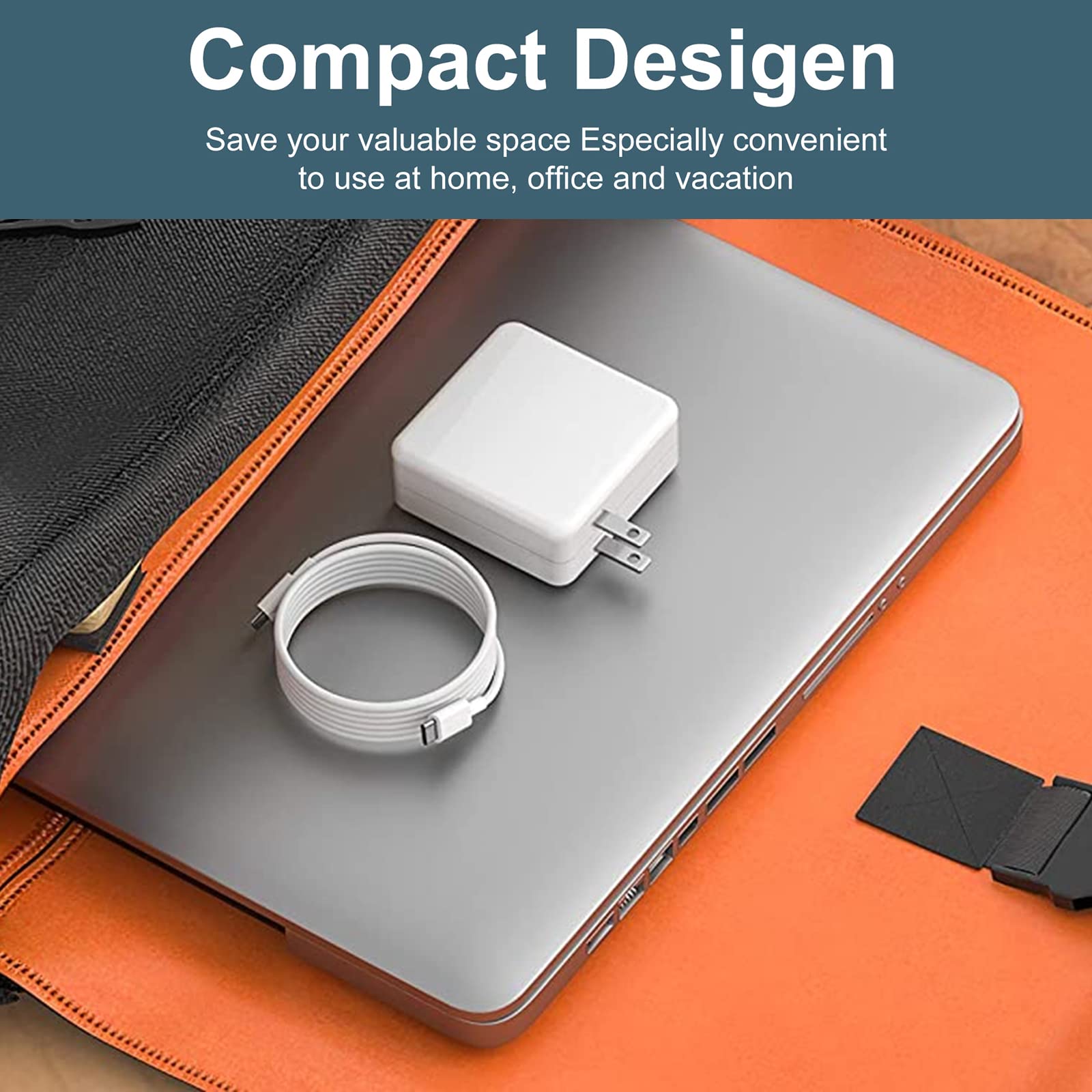 ixcv 118W USB-C charger wide range compatibility includes MacBook Pro and iPad.